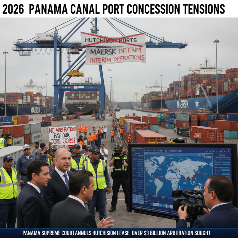 聚焦 巴拿马运河港口特许权紧张局势：大国博弈与巨头仲裁将如何重塑全球供应链？