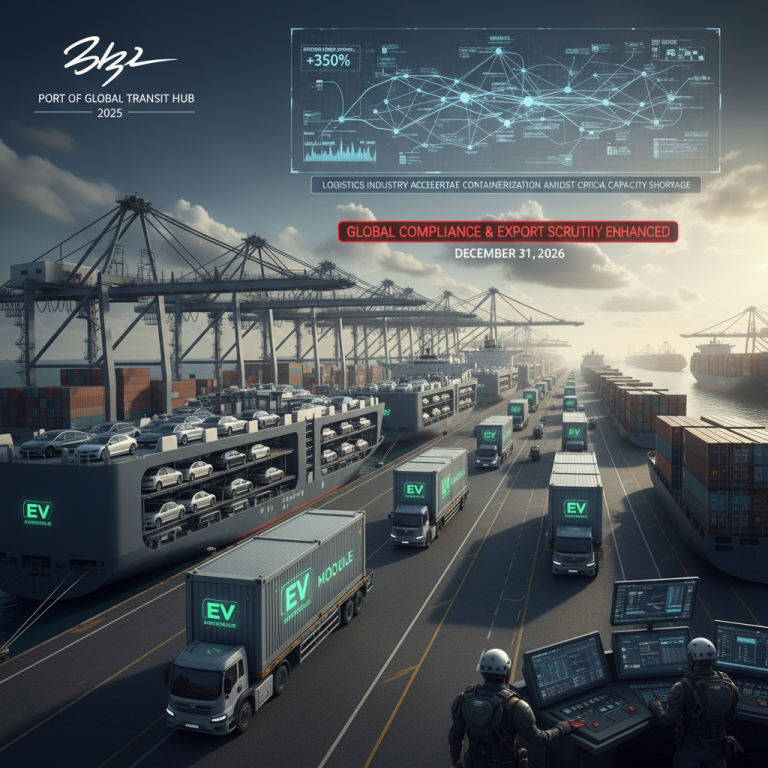 欧美高额关税壁垒下的破局：2025-2026中国电动汽车出口绕道趋势深度解析，如何重塑全球航运与物流供应链？