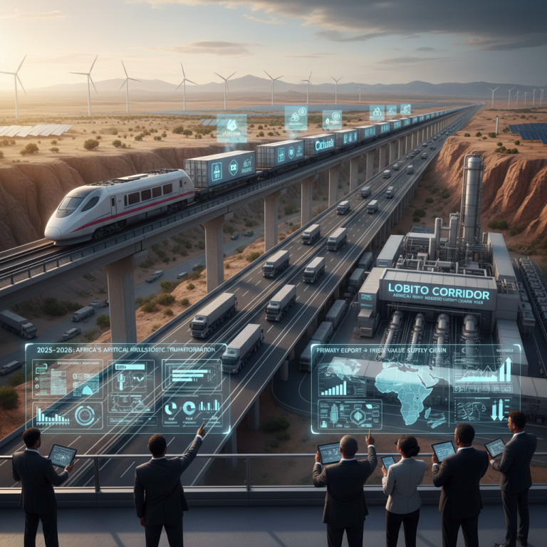 破局与重构：2025-2026年非洲关键矿产物流将如何跨越基建瓶颈，洛比托走廊与区域加工枢纽能否彻底重塑全球供应链？