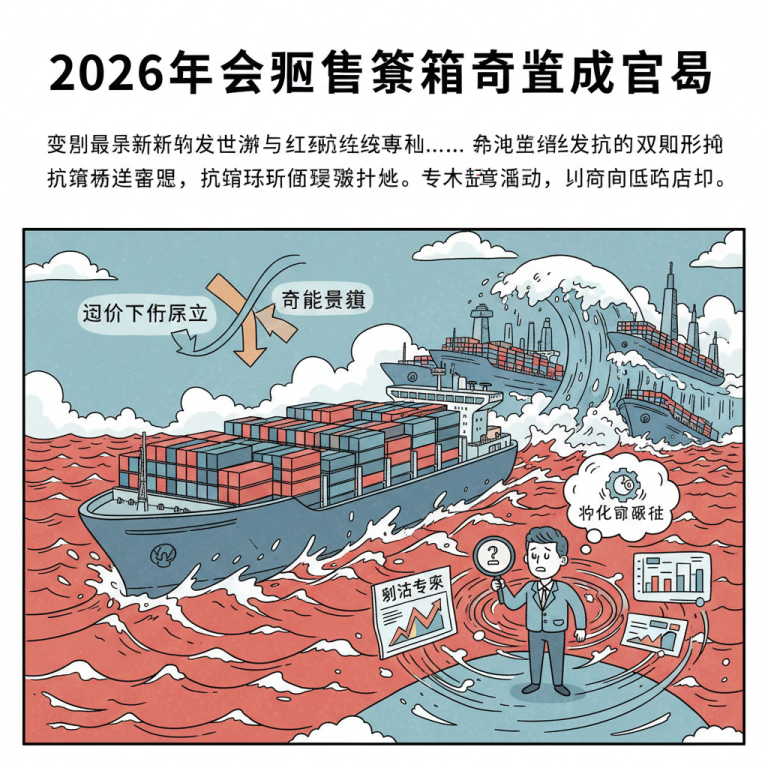 破局还是深渊？创纪录新船交付潮叠加红海复航预期，探讨2026年全球集装箱产能过剩将如何彻底重塑国际航运业生态与运价走势