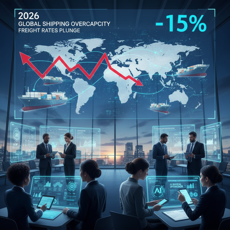 2026年全球物流前瞻：Ocean freight overcapacity（海运运力过剩）挑战加剧，航运业与托运人如何调整战略破局？