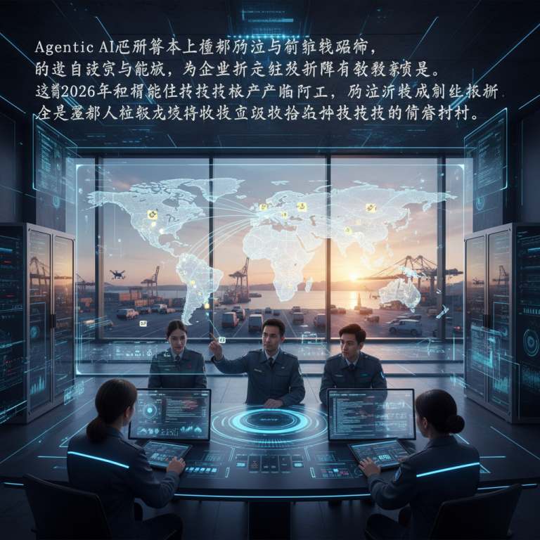 告别人工干预？深度解析Agentic AI在物流领域的应用如何重塑2026供应链：自主决策驱动降本增效与人才结构转型的权威趋势分析