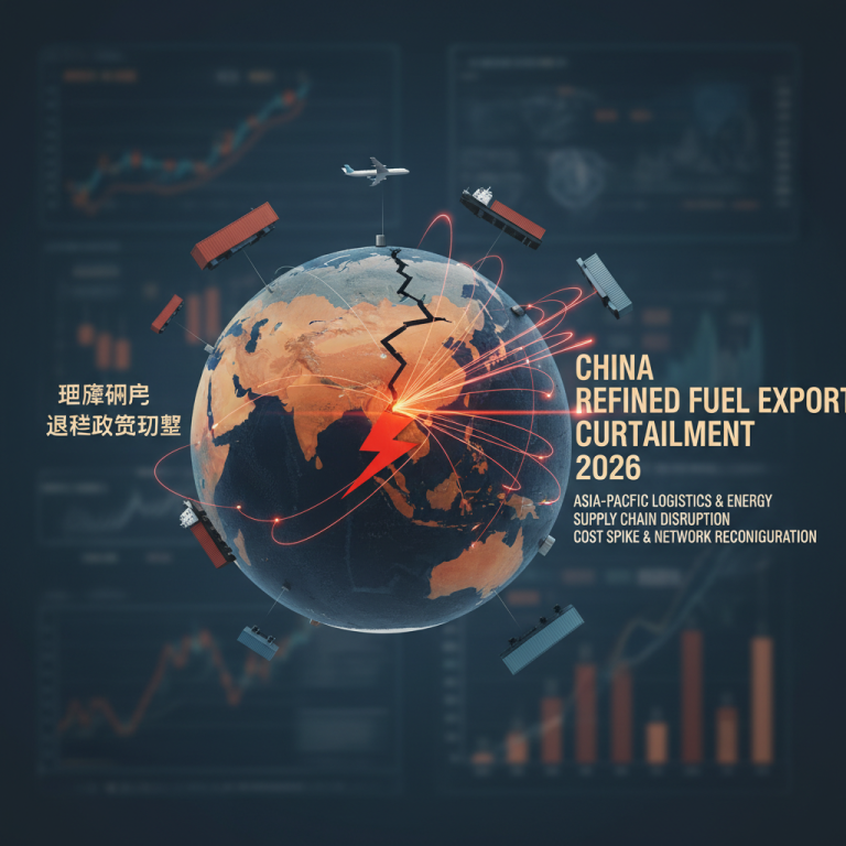 油价破百叠加中东危机：China refined fuel export curtailment 将如何重塑亚洲物流供应链格局？