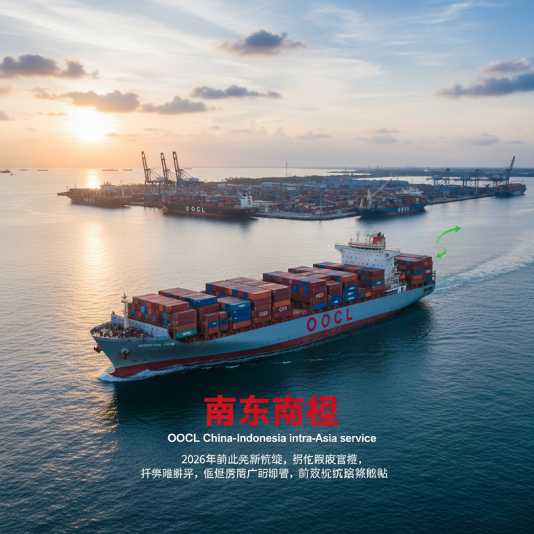 物流专家必读：深度解析OOCL China-Indonesia intra-Asia service如何重塑2026年亚洲供应链格局？