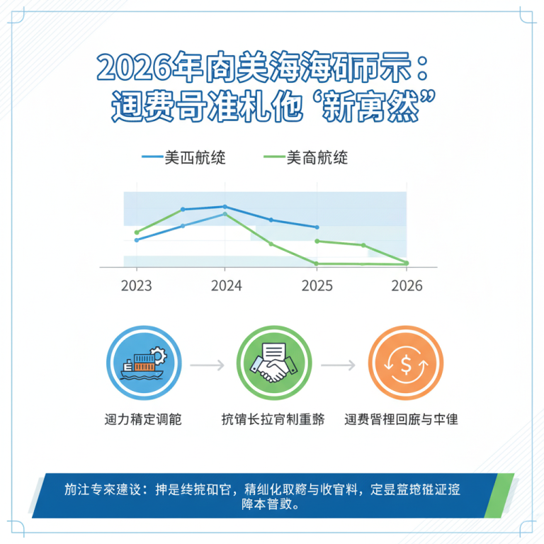 从“极端波动”走向“新常态”：2026年市场转机，深度解析中美海运运费稳定化背后的逻辑及降本策略