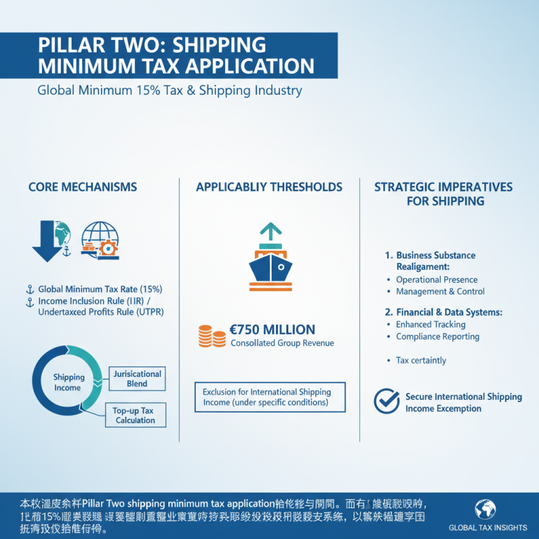 深度解析Pillar Two shipping minimum tax application：航运收入豁免与合规策略