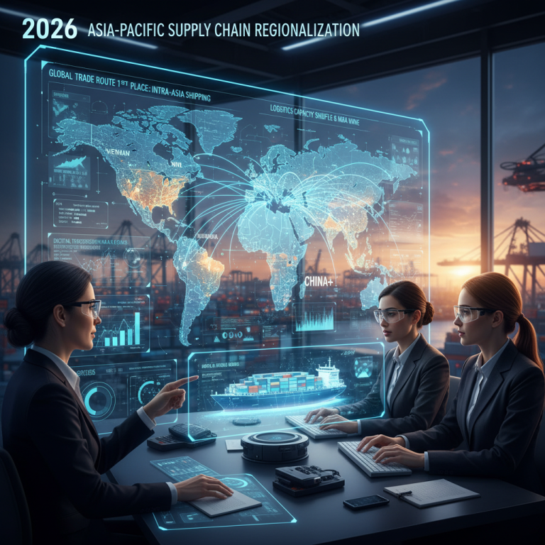 运力大洗牌与资本角逐：深度解析2025至2026年亚洲内部供应链区域化趋势，如何全面演变为全球航运物流体系的超级增长引擎？