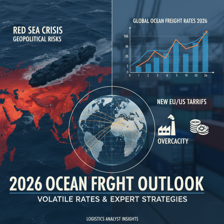 海运费持续震荡：2026年海运费率(Ocean Freight Rates)走向何方？深度解析运价波动背后数据真相与应对策略