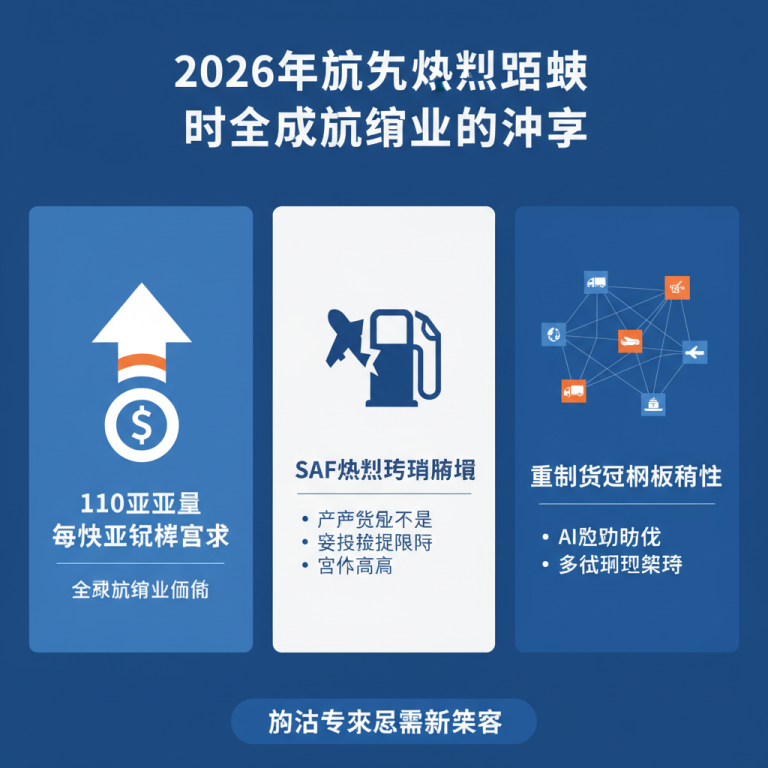 2026年破局时刻：深度解析“航空燃料短缺物流”危机，物流与航运专家将如何重塑全球核心供应链网络并有效控制激增的货运成本？