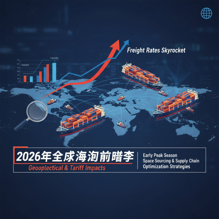2026运价狂飙与一舱难求：全球物流业如何精准布局 Early Peak Season Space Sourcing 核心策略？