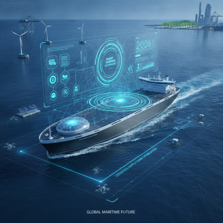 2026年Smart shipping technology深度解析：海事人工智能与数字孪生如何破局脱碳难题，重塑全球海运供应链？