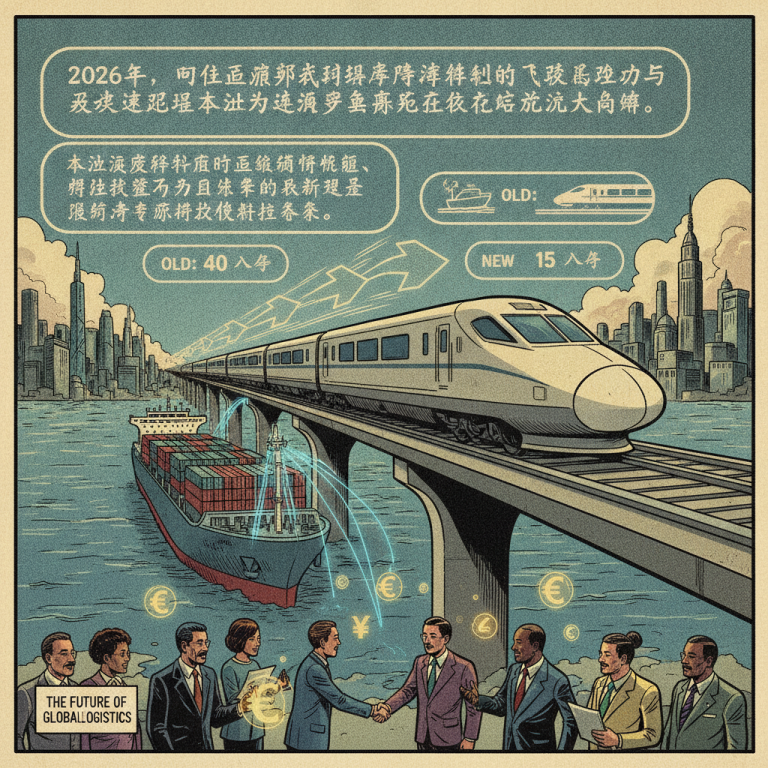 突破地缘政治瓶颈重塑亚欧物流网络：2026年中间走廊多式联运如何凭借极速通关与巨额资本注入，成为全球供应链与航运巨头的破局新宠？