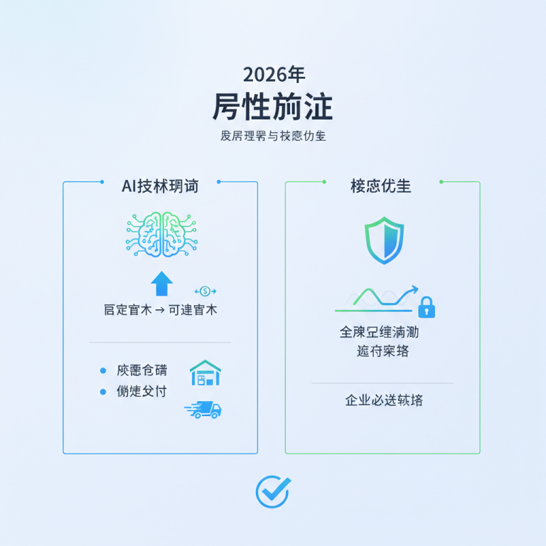 拒绝固定资产束缚！2026年供应链大变局：弹性物流（Elastic Logistics）如何利用AI驱动与按需模式破解全球市场波动与企业增长瓶颈？