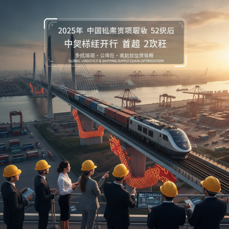 探析中国铁路货运增长的内在逻辑：2025年全国货运量突破52.77亿吨，多式联运与中欧班列如何重塑全球及国内物流供应链的新格局？