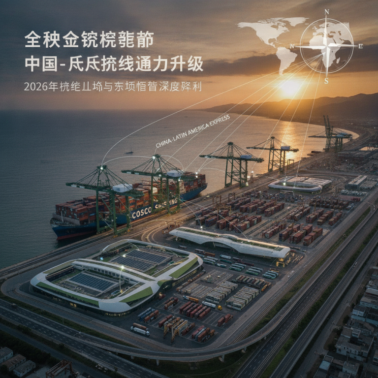 全球供应链与贸易格局双重重塑下的中国-拉美航线如何破局？2026年最新跨太平洋运力升级、核心港口基建与多式联运新机遇深度解析