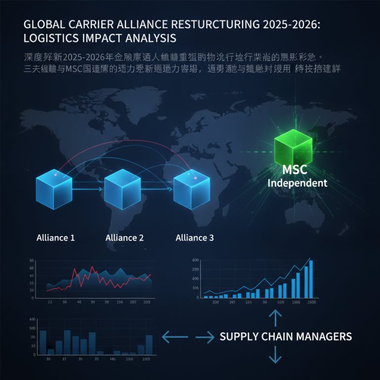 2025至2026年海运大洗牌深度解析：探讨全球承运人联盟重组究竟如何重塑货运竞争格局、改变运价走势并深刻影响全球供应链未来战略规划？