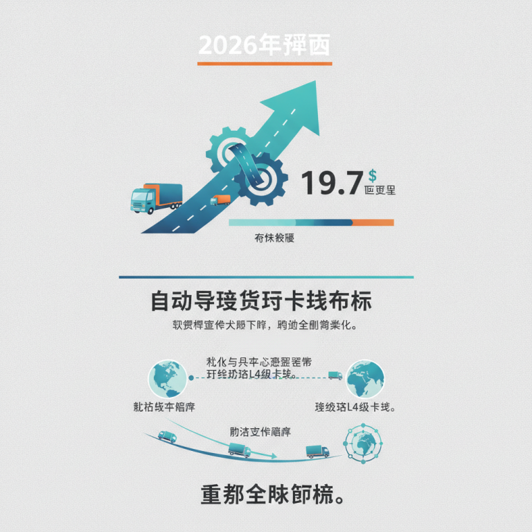2026年物流业前瞻：Autonomous Freight Trucking（自动驾驶货运卡车）商业化提速，干线物流能否跨越壁垒迎来盈利拐点？