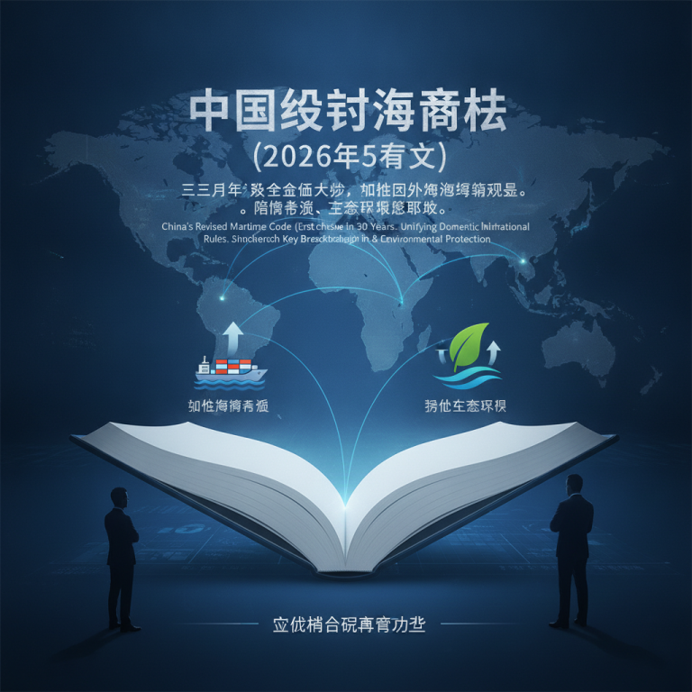 深度解析2026年《中国修订海商法》正式生效：三十年来首次全面大修，新规落地将如何重塑全球航运规则与现代物流供应链格局？