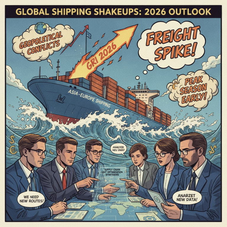2026年亚欧海运GRI实施 (Asia-Europe Ocean GRI Implementations) 解析：旺季提前如何重塑供应链成本？