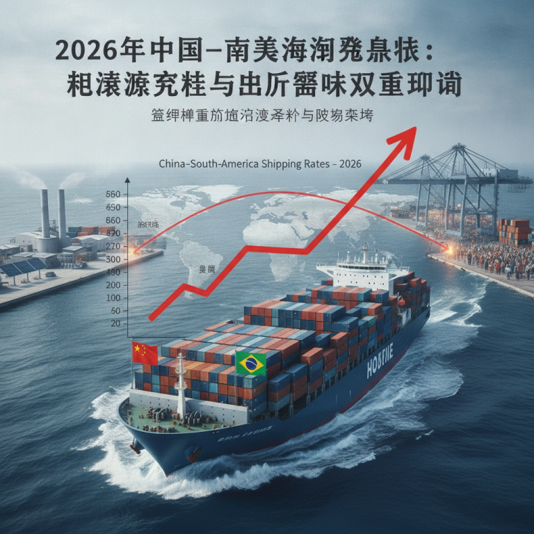 2026年中国-南美海运费暴涨现象深度解析：在巴西关税新政与新能源出口狂潮下，全球物流与航运专家该如何破局高昂运价与供应链波动？