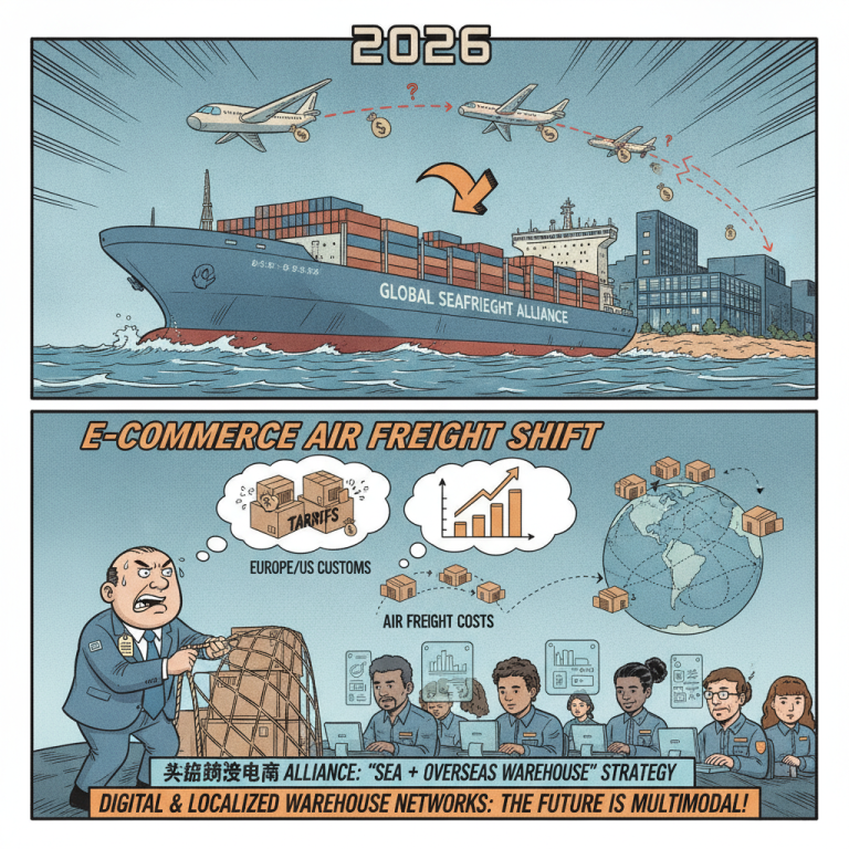 2026年E-commerce Air Freight Shift：运力焦虑与关税新政将如何重塑全球物流多式联运新格局？