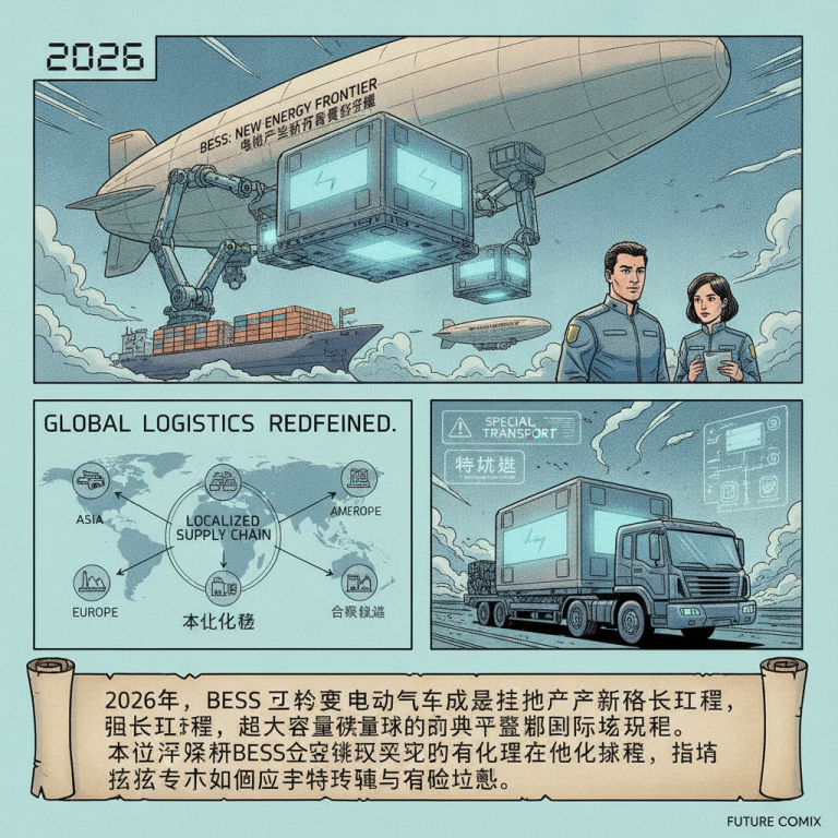 AI驱动下的BESS Supply Chain Sourcing前沿趋势：物流与航运专家如何破解巨型储能模块跨境运输与本土化合规难题？