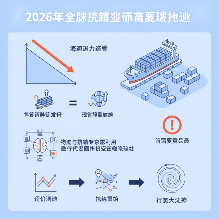 全球海运运力过剩警报持续拉响：2026年超大型集装箱船交付狂潮叠加国际贸易增速全面降温，物流与航运专家究竟该如何应对新一轮史诗级周期大洗牌？