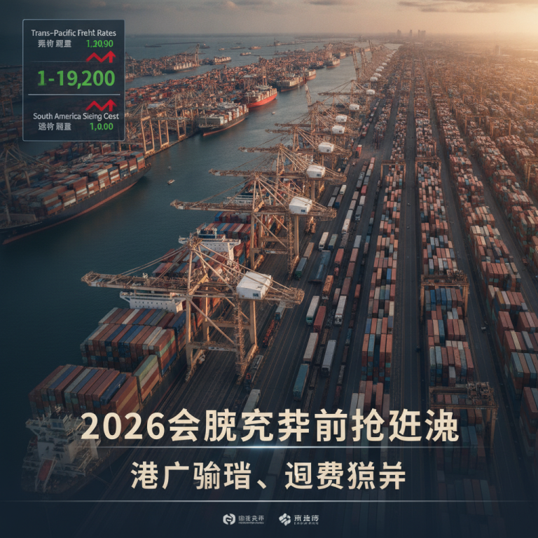 2026年“关税前抢运潮(Pre-Tariff Shipping Surge)”席卷全球：运费飙升下的供应链危机与破局之道