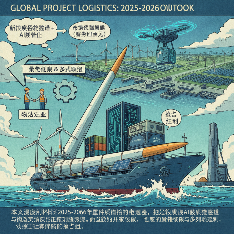 2025-2026年重件项目物流深度解析：在新能源崛起与AI数智化双重驱动下，全球供应链企业应如何破局并抢占数百亿美元蓝海市场的新红利？