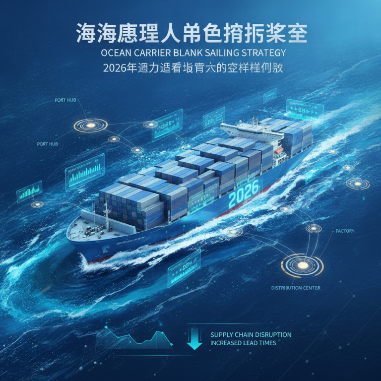 深度解析2025-2026海运市场新常态：在运力过剩与需求波动的双重挑战下，海洋承运人空白航行策略如何重塑全球供应链格局？