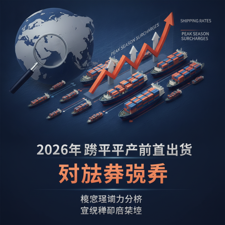 跨太平洋前置出货(Trans-Pacific Frontloading)引爆2026航运早高峰：运力告急与附加费激增，物流专家如何应对？