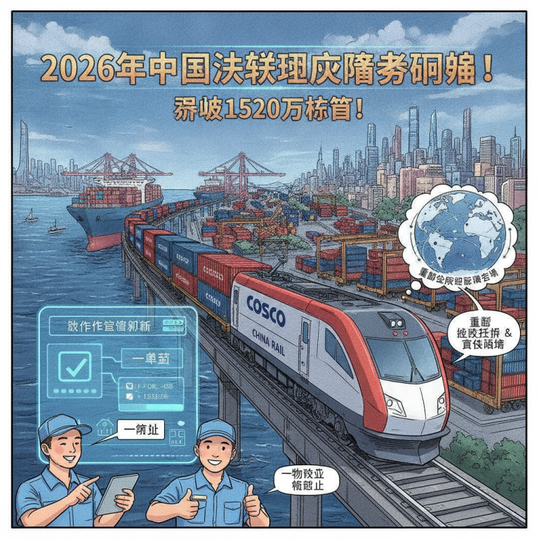2026海铁联运扩张提速：从突破千万标箱到数字化“一单制”监管创新，多式联运体系如何破解物流降本增效难题并重塑全球供应链格局？