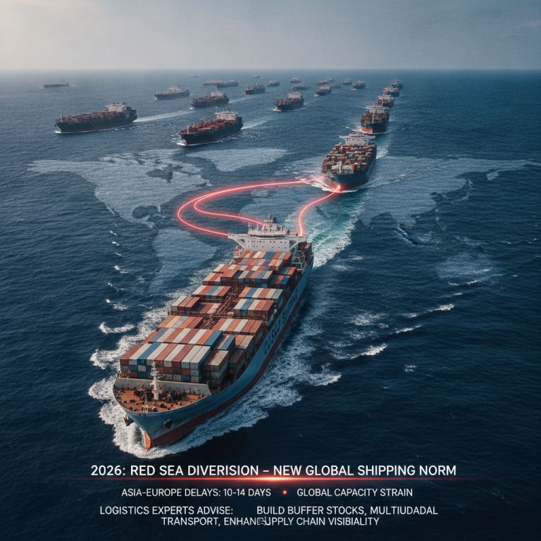 2026年红海航线改道(Red Sea Route Diversions)成定局：物流与航运专家如何破局供应链危机？