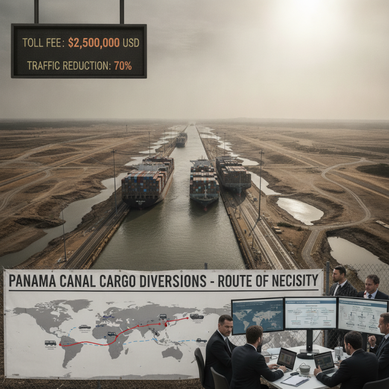 深度解析2026供应链危机：Panama Canal Cargo Diversions导致天价过路费激增，物流专家如何重塑跨国运输网络？