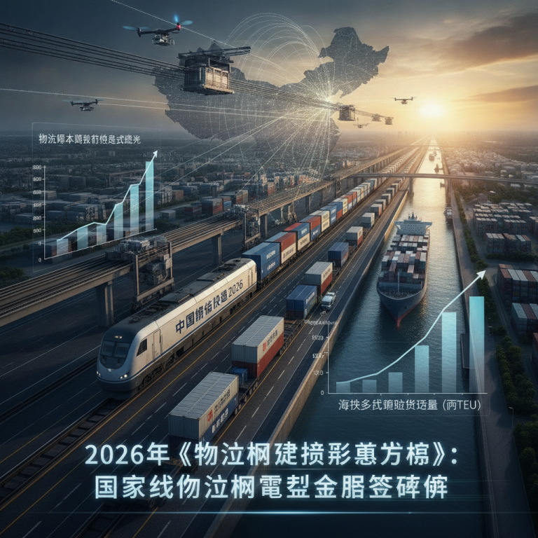 深度解析中国内陆枢纽发展：2026年国家“物流网”战略全面落地，降本增效与多式联运将如何深度重塑现代航运与供应链产业格局？