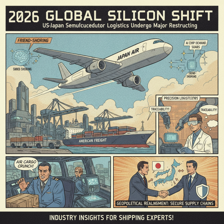2026美日半导体物流(US-Japan Semiconductor Logistics)深度解析：AI需求如何重塑跨境供应链？