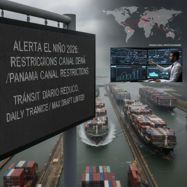 Panama Canal Route Diversions 危机升级：2026年通行量再削减，面对成本飙升，全球供应链专家该如何破局？