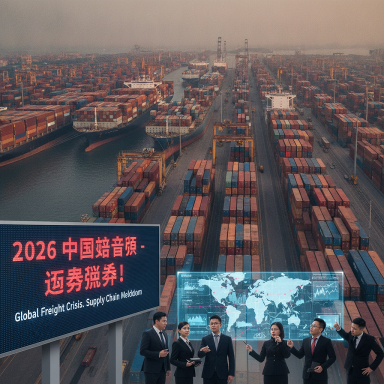 2026年“黄金周前运费飙升”现象深度剖析：多重危机交织下的全球供应链运力紧缩现状、航运企业运力博弈及物流专家的前瞻性破局策略