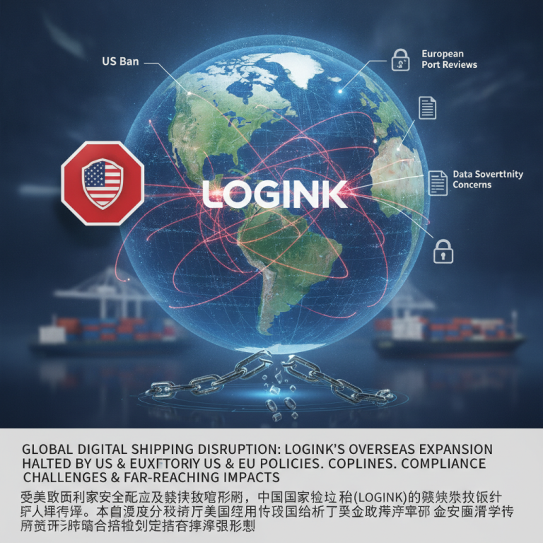 深度解析全球航运数字博弈：中国国家交通运输物流公共信息平台(LOGINK)出海受阻，为何频遭美欧港口安全审查与政策抵制？