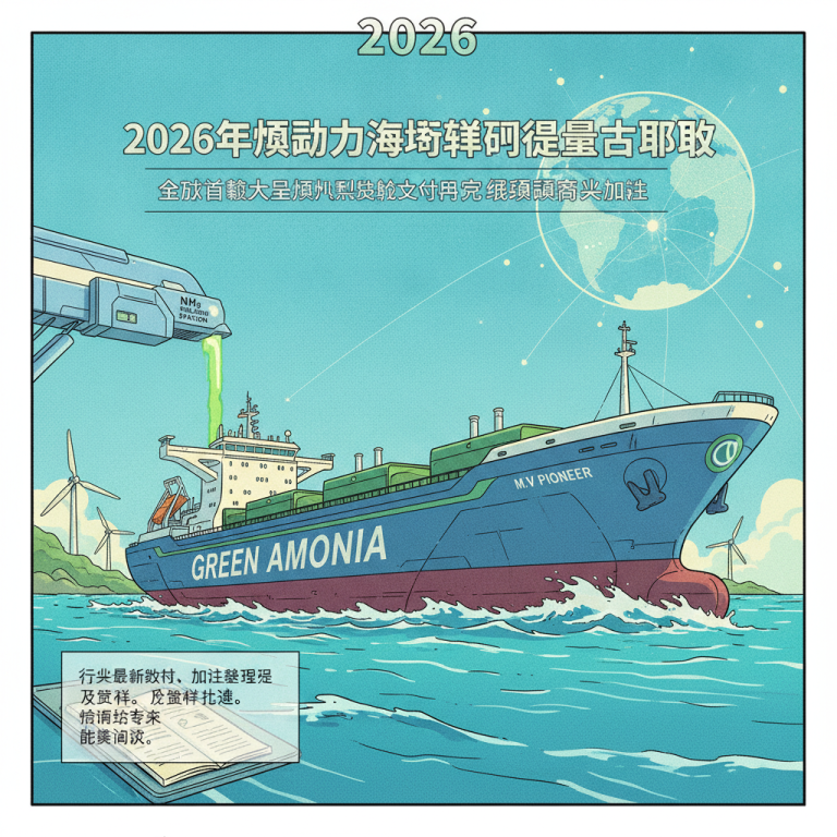 2026年破局：氨动力海运转型(Ammonia-Powered Ocean Freight Transition)能否重塑全球航运生态？