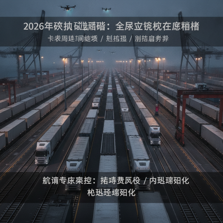 2026年全球港口物流深度解析：运力紧张背景下的码头陆侧拥堵(Landside Terminal Congestion)挑战及应对策略