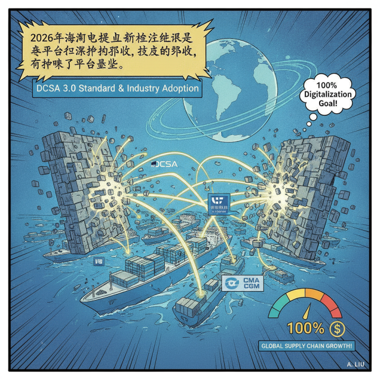 聚焦海运电子提单标准化：2026年跨平台互操作性突破，将如何为全球航运供应链释放400亿美元增长空间？