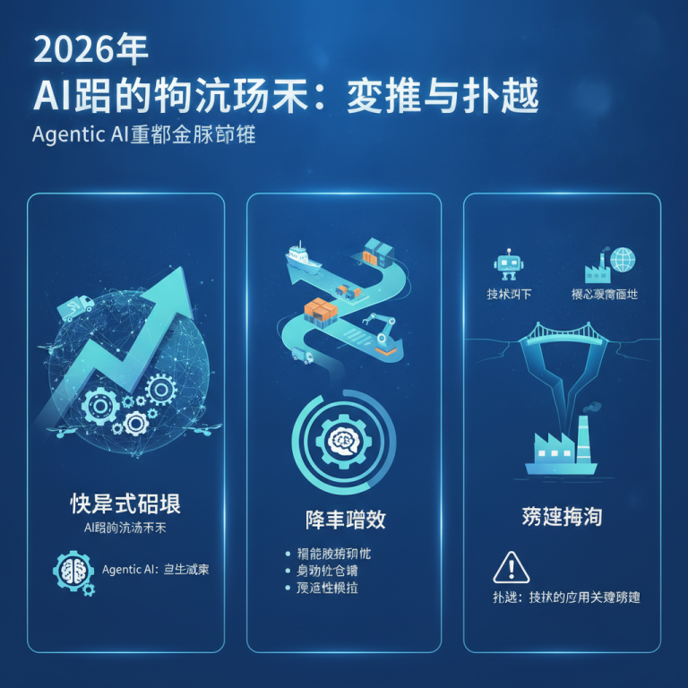 AI驱动的物流：2026年市场爆发，Agentic AI将如何重塑供应链？