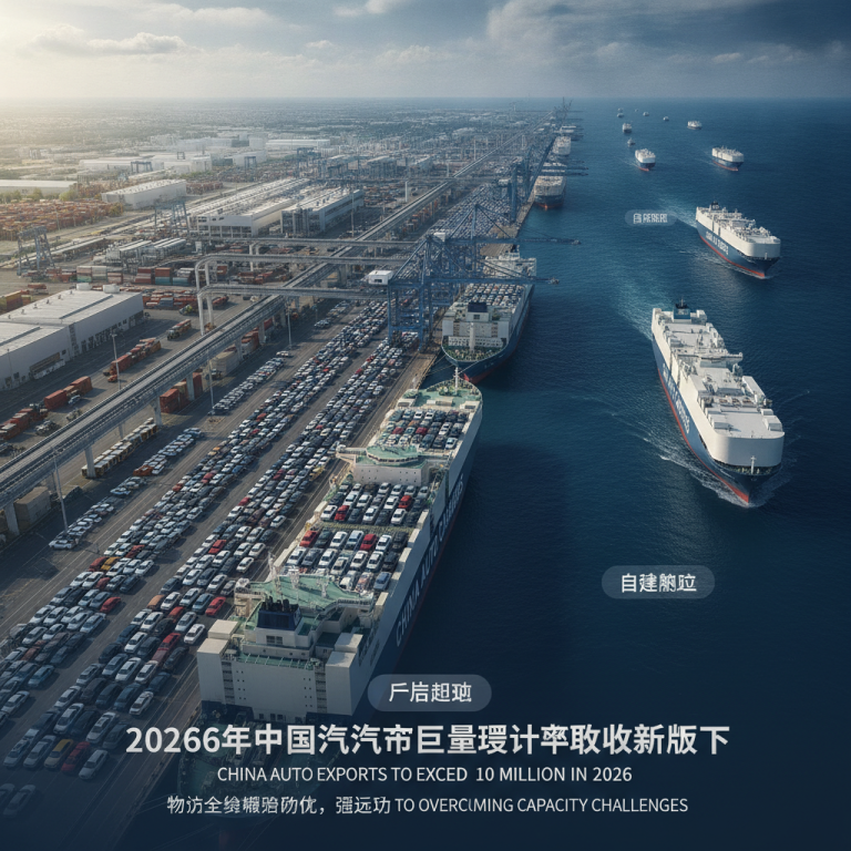 破局千万辆出海大考：2026全球 Automotive Export Cargo Flows 版图重塑与突围策略